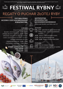 Read more about the article Zapraszamy na Festiwal  Rybny oraz Regaty o Puchar Złotej Ryby-26i 27 września 2020 Marina Solna w Kołobrzegu
