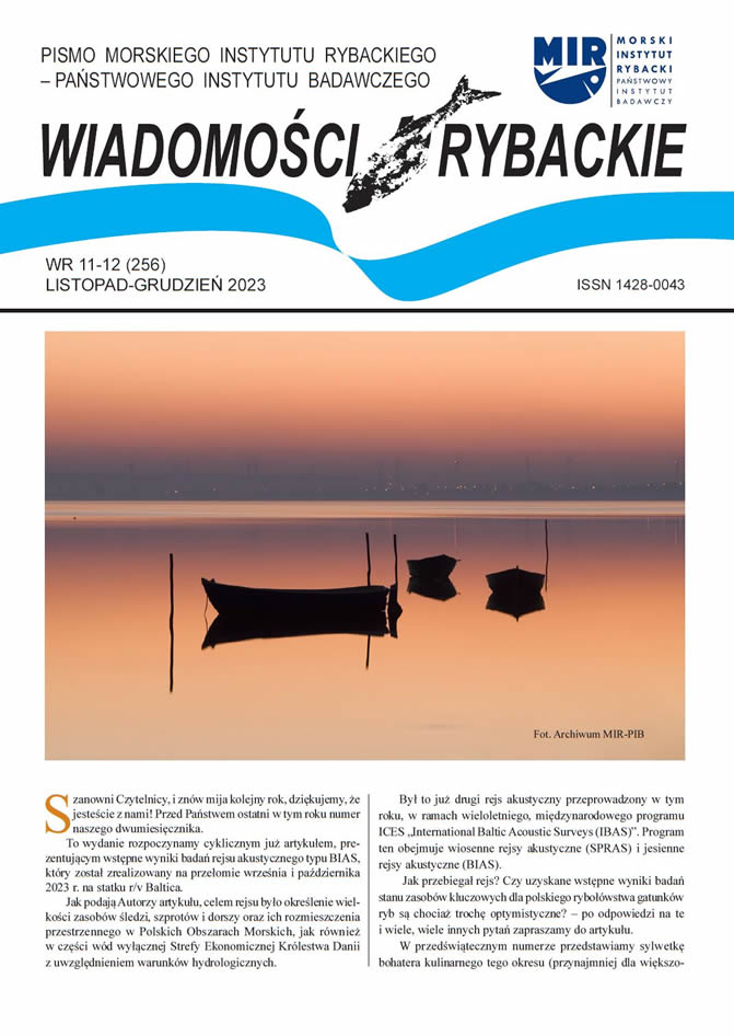 Read more about the article Najnowsze wydanie Wiadomości Rybackich (listopad-grudzień 2023)