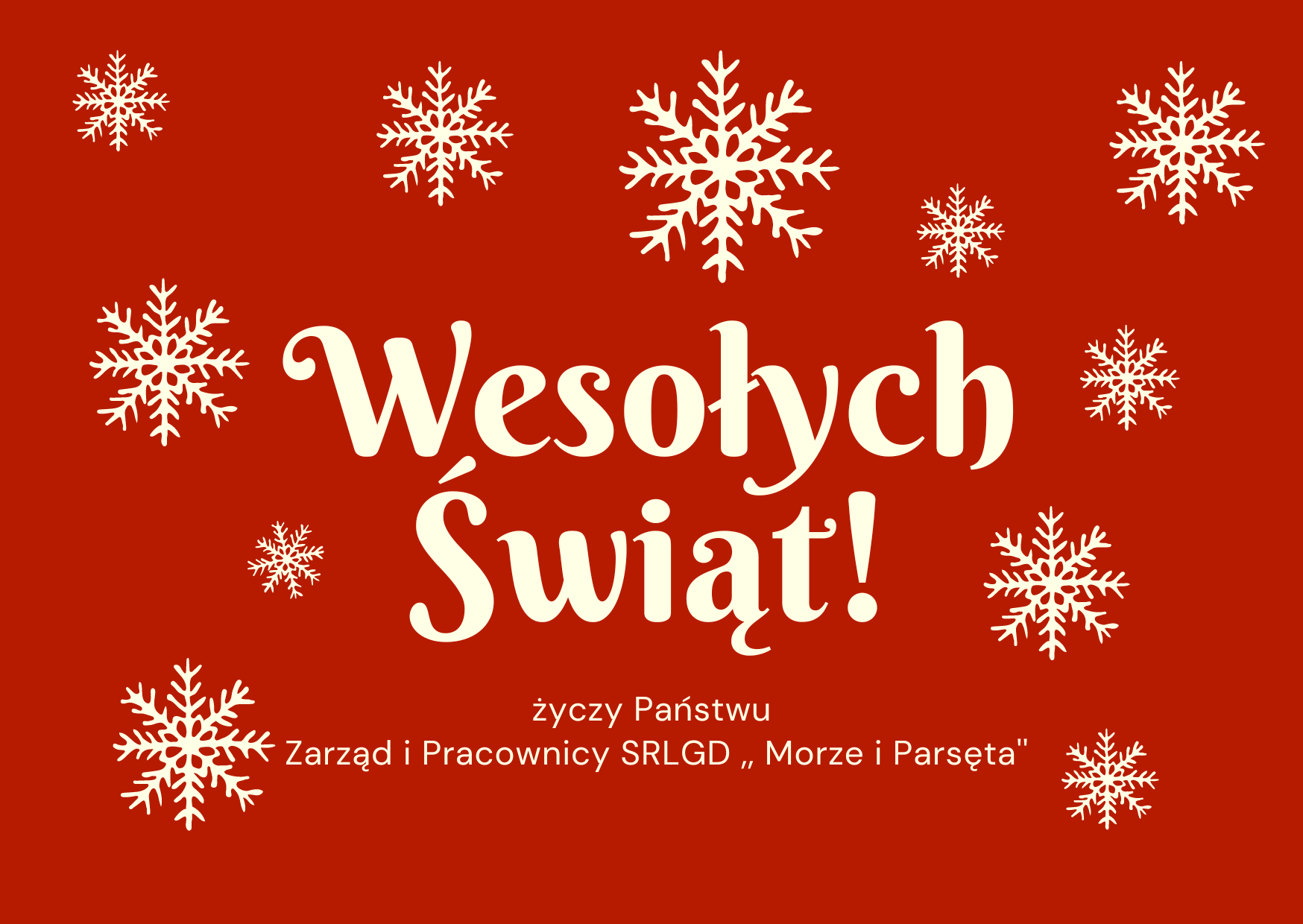 Read more about the article Życzenia Wesołych Świąt!