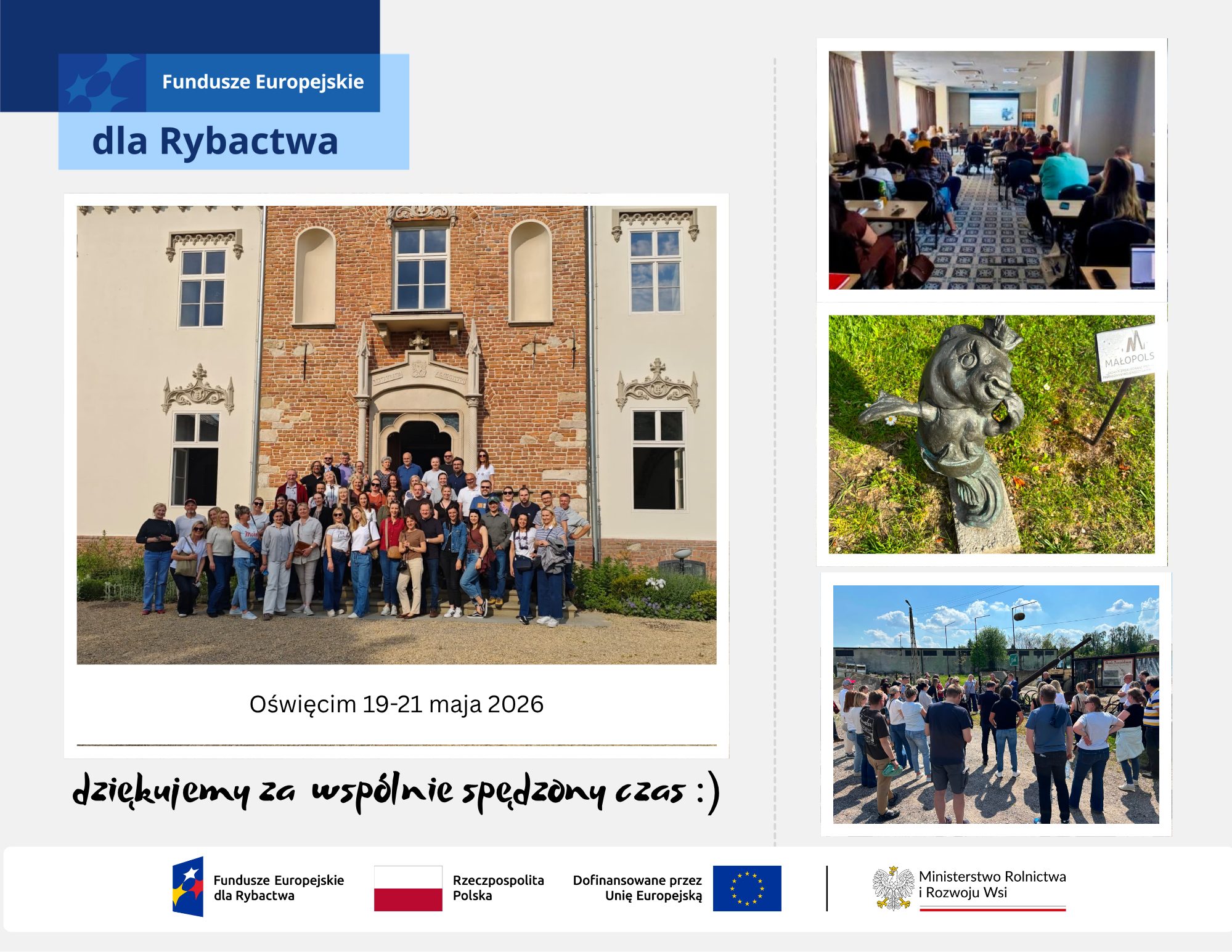 Read more about the article Z Pomorza Zachodniego do Małopolski: RLGD „Morze i Parsęta” na spotkaniu w Oświęcimiu